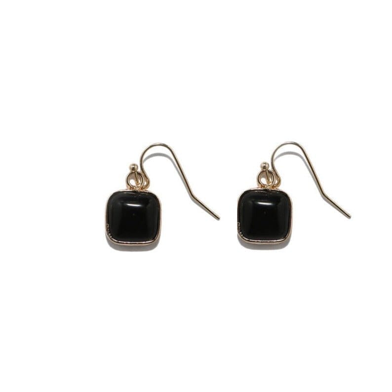 Diane Square Natural Stone Earrings - 3 colours - G x G Collective
