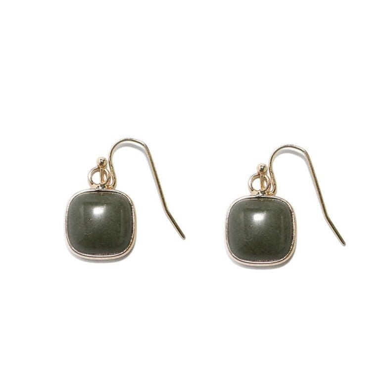 Diane Square Natural Stone Earrings - 3 colours - G x G Collective
