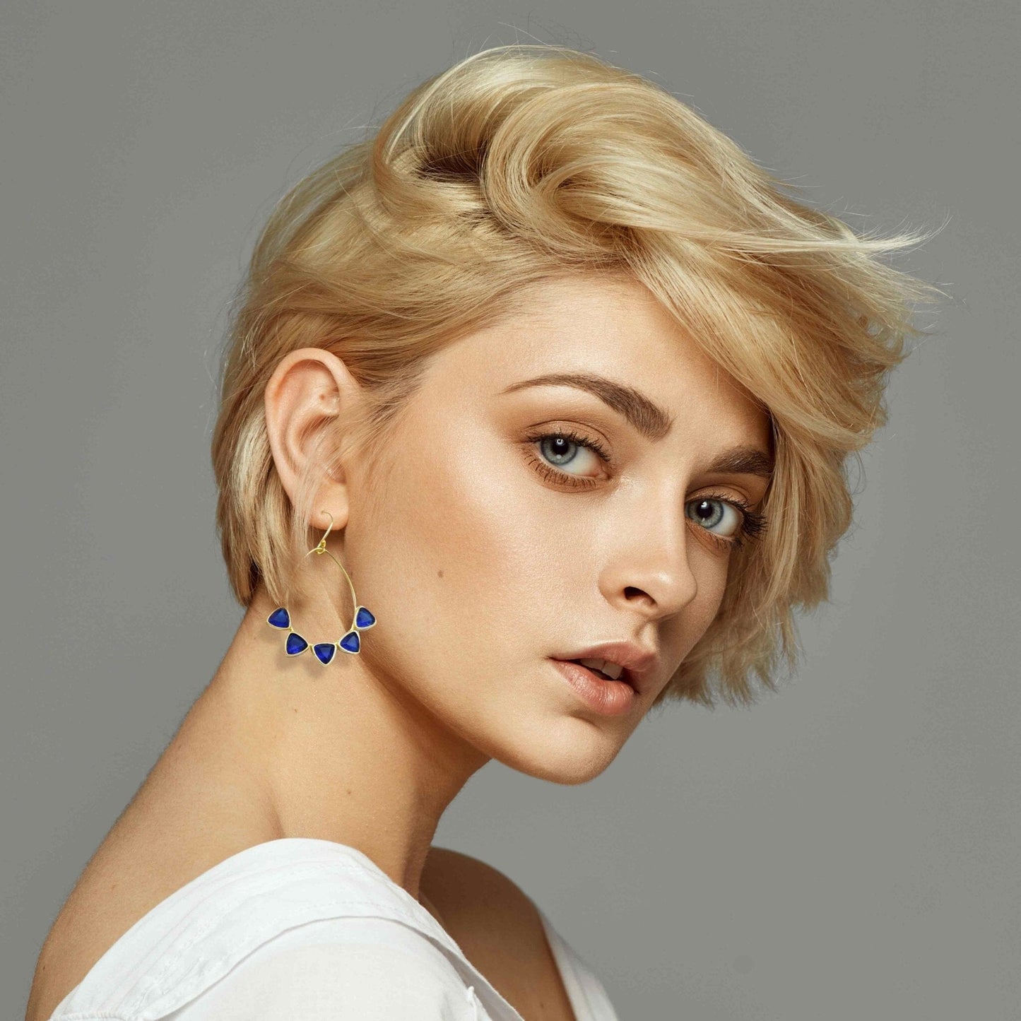 Karin Sapphire Earrings - G x G Collective