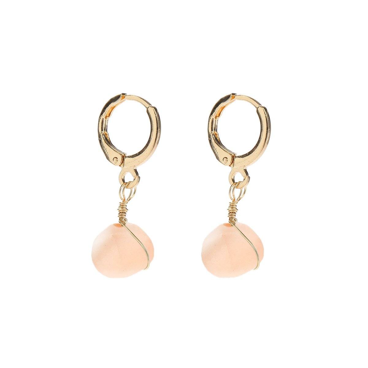 Dui Natural Stone Earrings - Avail in 5 Different colours - G x G Collective