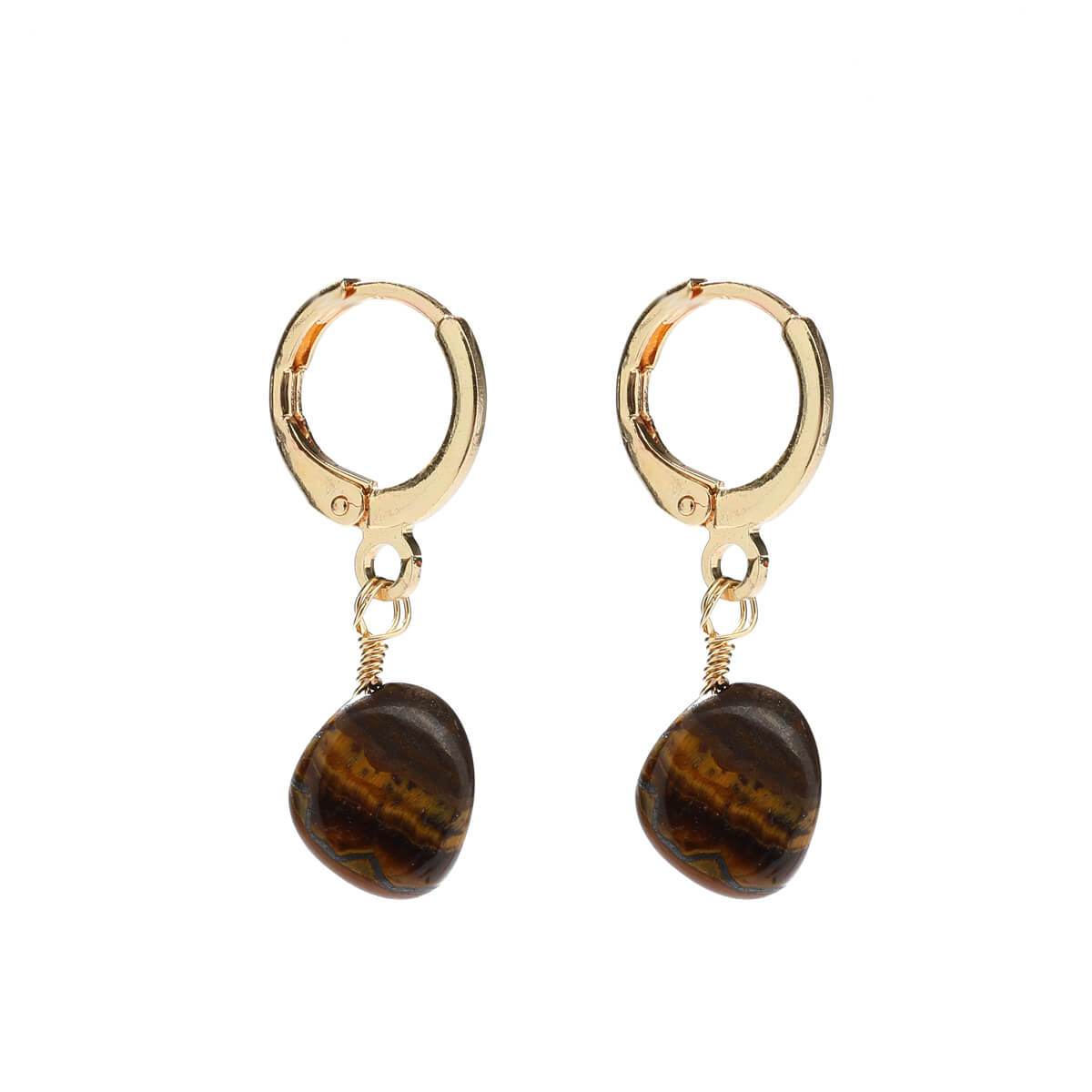 Dui Natural Stone Earrings - Avail in 5 Different colours - G x G Collective