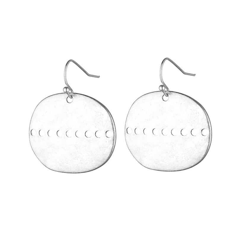 Elaine Earrings in Silver & Gold