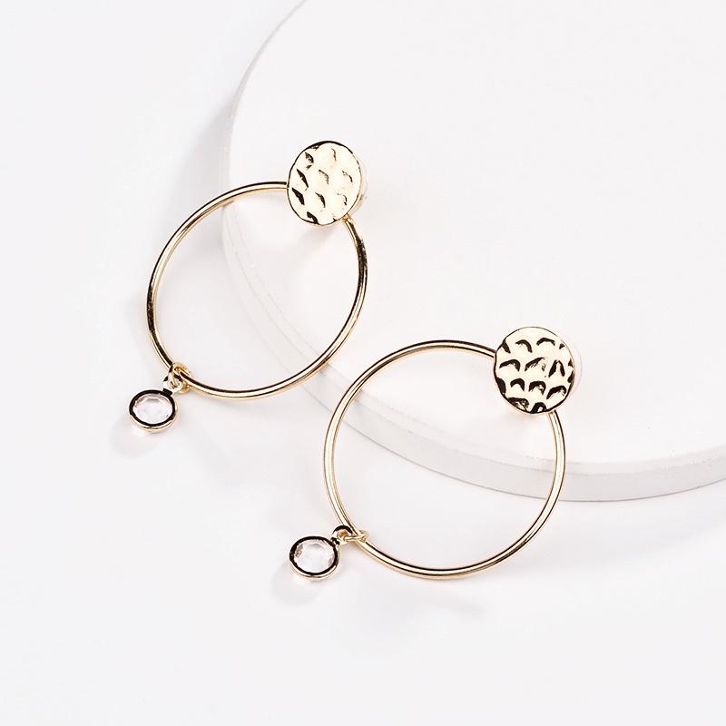 Luna Hammered Earrings - G x G Collective