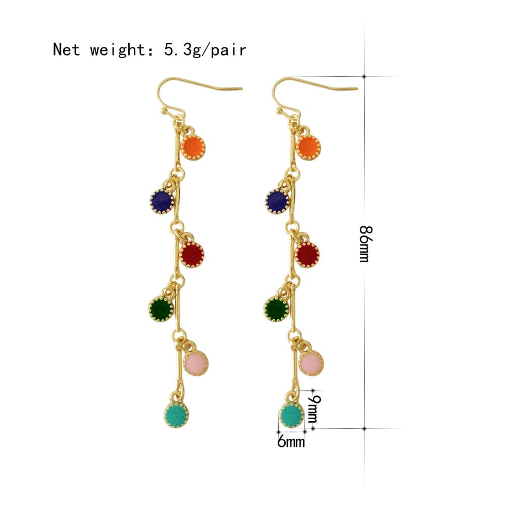 Sally Enamel Earrings