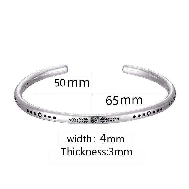 Sean Sterling Silver Bangle