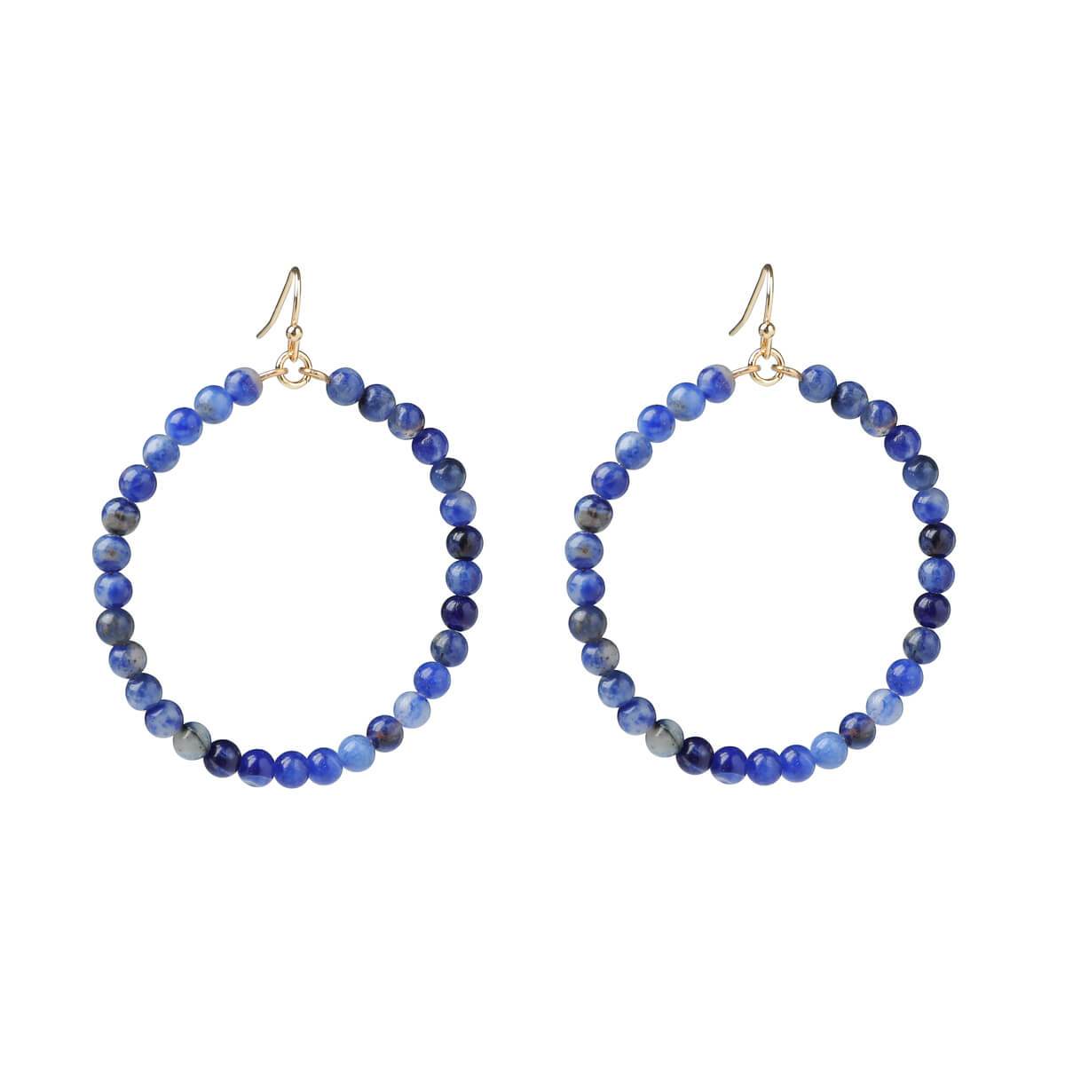 Shanny Blue Lapiz Earrings