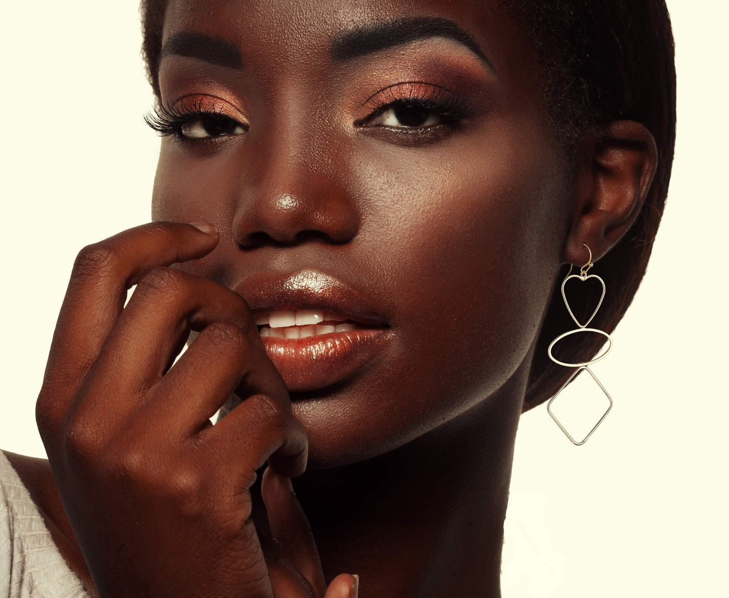 Suzette Geometric Earrings - Avail in Gold, Silver & Rose Gold - G x G Collective
