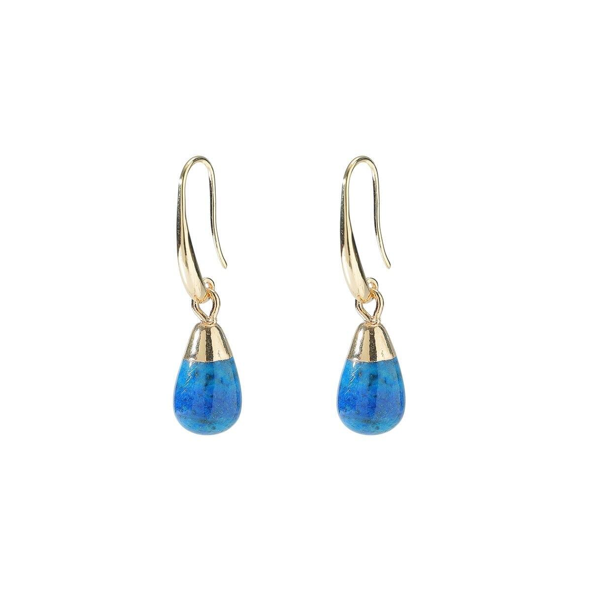 Brooklyn Semi - precious natural stone Earrings - Multiple colours - G x G Collective