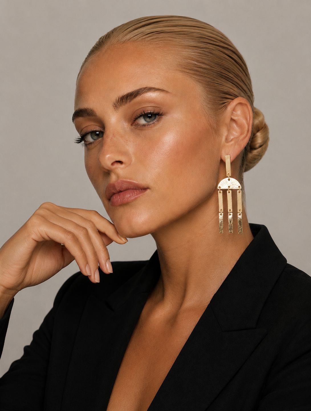 Pixie Chandelier Statement Earrings - Avail in Silver and Gold
