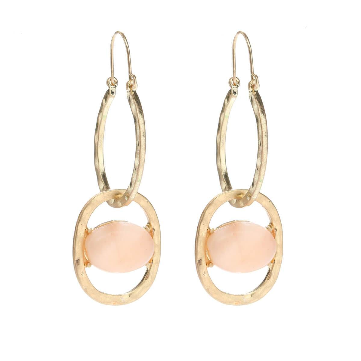 Sabrina Natural Stone Earrings - Avail in 7 Colours - G x G Collective