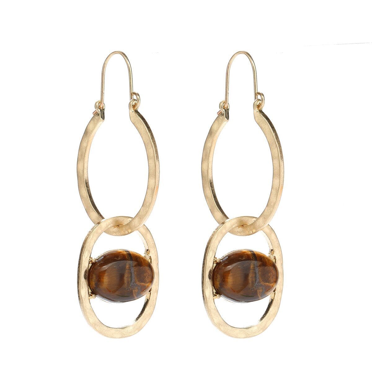 Sabrina Natural Stone Earrings - Avail in 7 Colours - G x G Collective