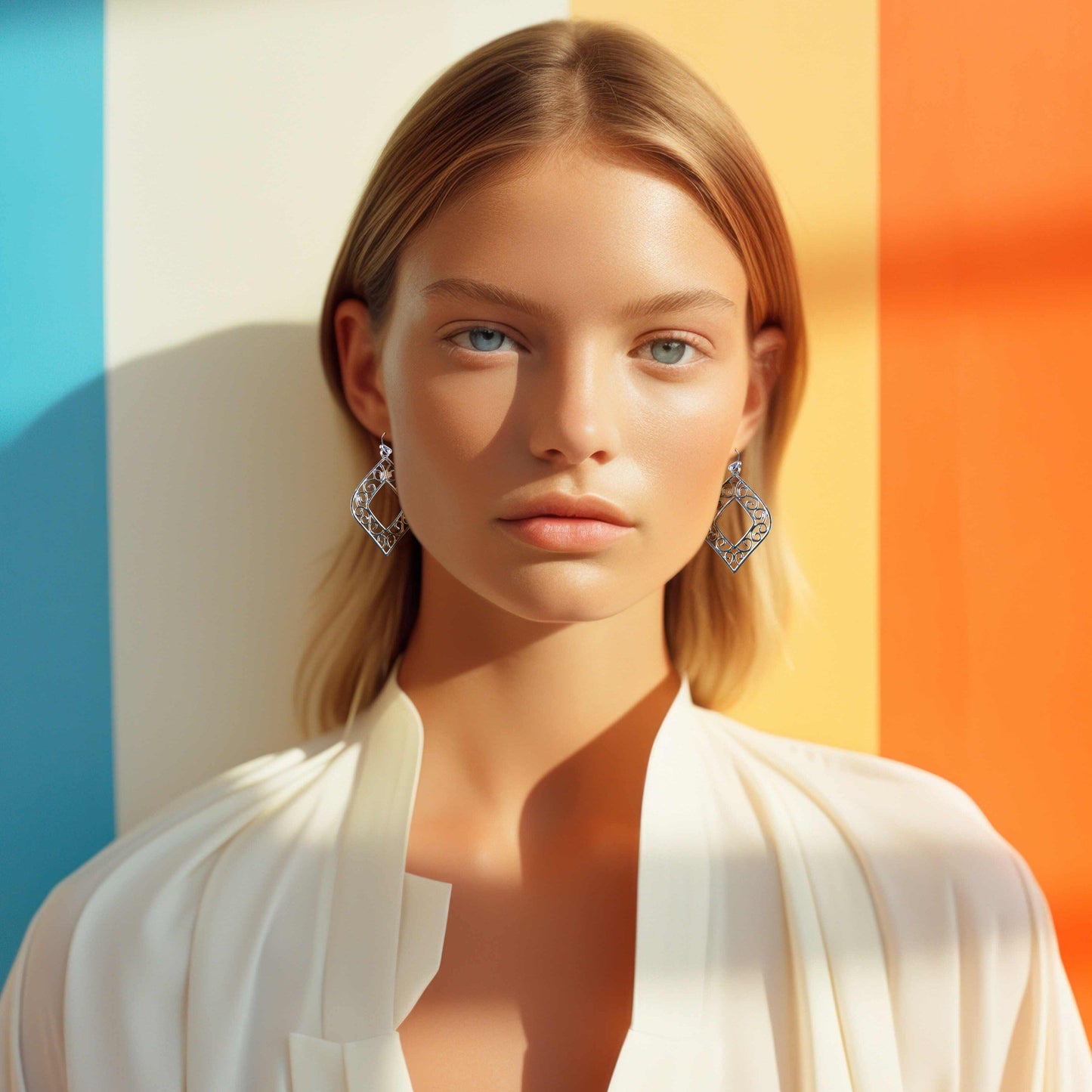 Sheila Moroccan style Earrings  - Avail in Silver & Gold