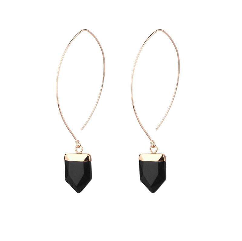 Amy natural stone earrings - Avail in 7 different natural stones - G x G Collective