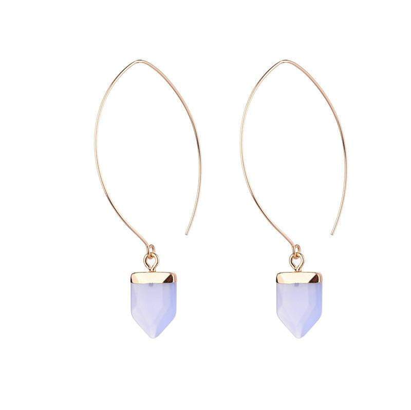 Amy natural stone earrings - Avail in 7 different natural stones - G x G Collective