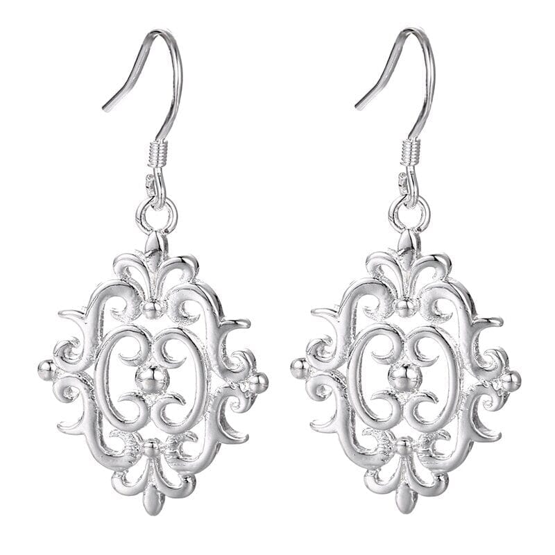 Diana Sterling Silver Filigree Earrings