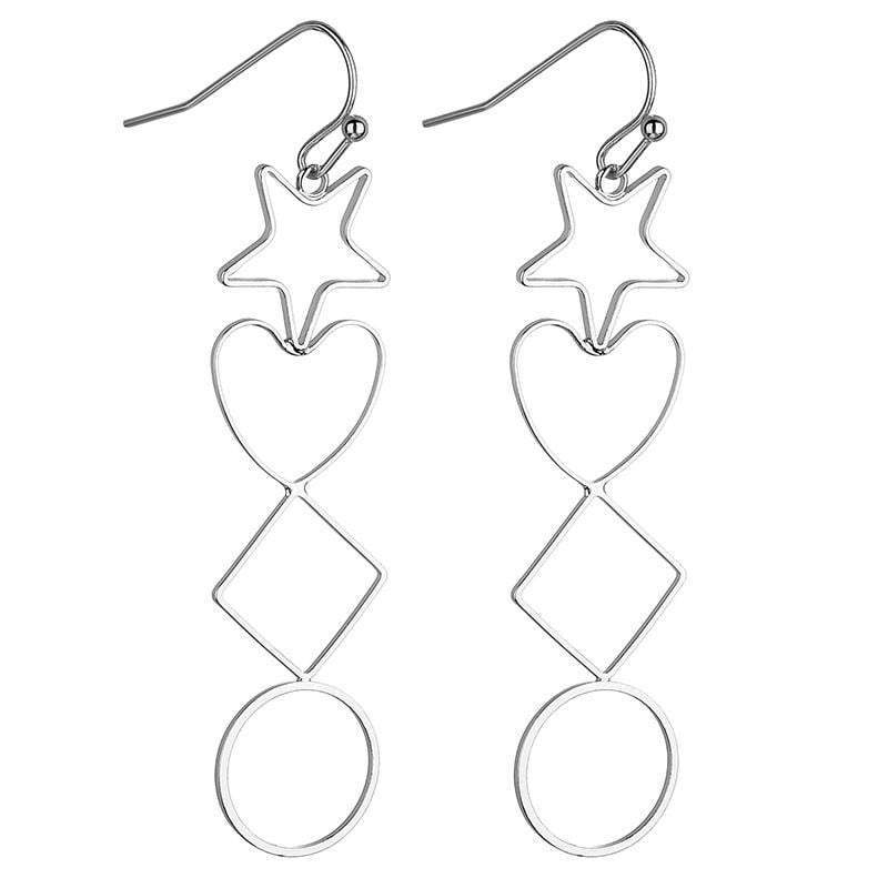 May Geometric earrings Avail in Silver, Gold & Rose Gold - G x G Collective