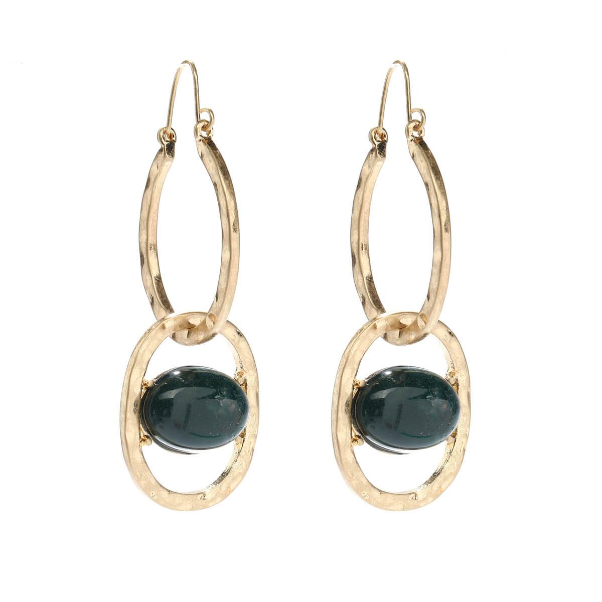 Sabrina Natural Stone Earrings - Avail in 7 Colours - G x G Collective