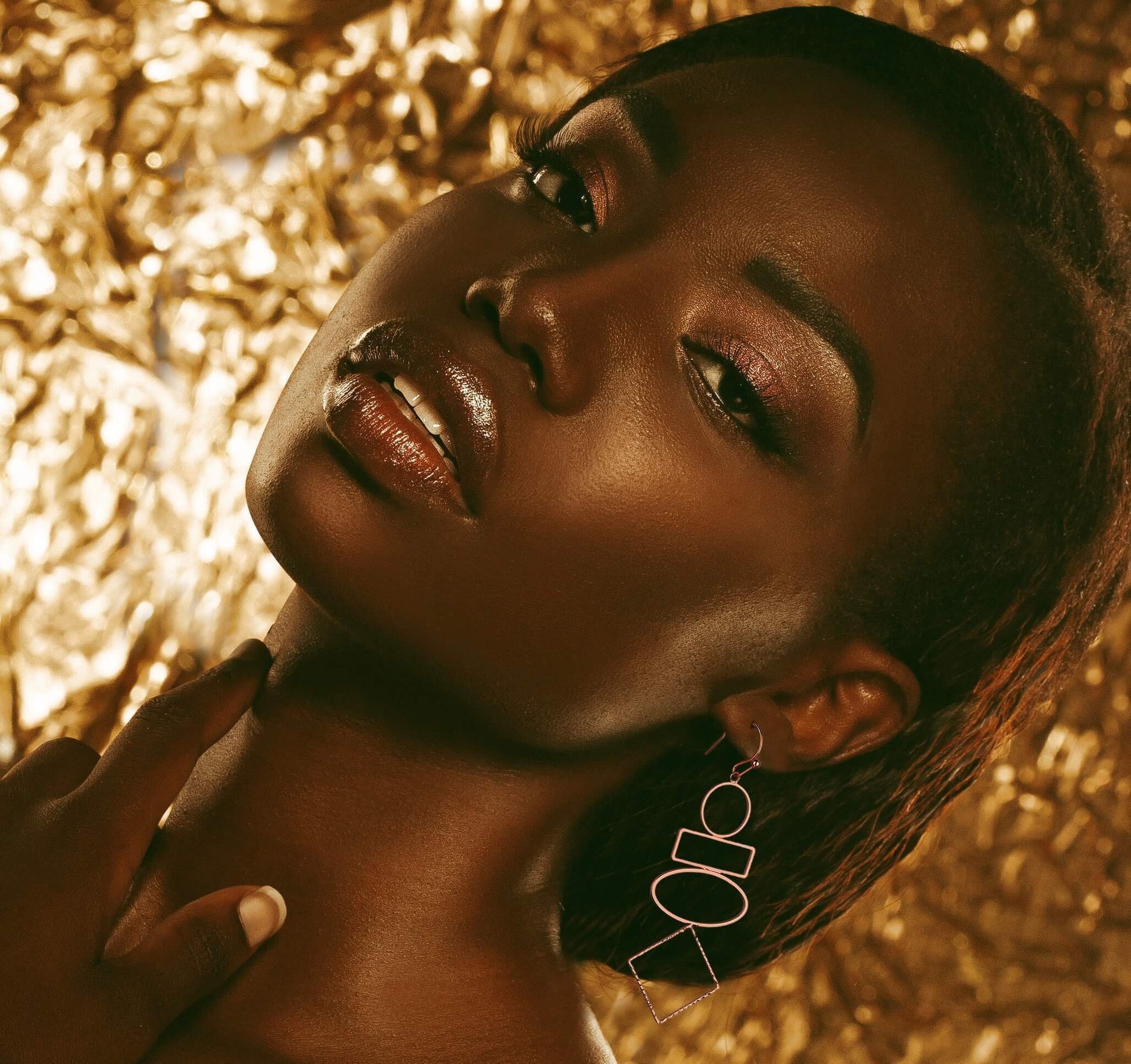 Samara Geometric earrings - Avail in Silver, Gold & Rose Gold - G x G Collective